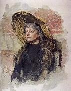 Ilia Efimovich Repin It is her portrait million Lease oil on canvas